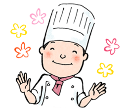 Cute chef sticker #6968594