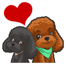 Hi! Poodles sticker #6968607