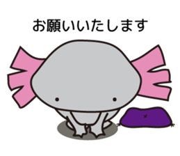 Famous Star Axolotl Paru. sticker #6968843