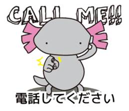 Famous Star Axolotl Paru. sticker #6968844