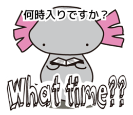 Famous Star Axolotl Paru. sticker #6968848