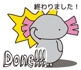 Famous Star Axolotl Paru. sticker #6968849