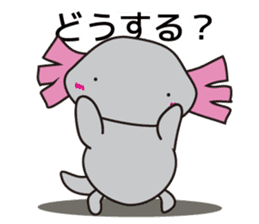 Famous Star Axolotl Paru. sticker #6968851