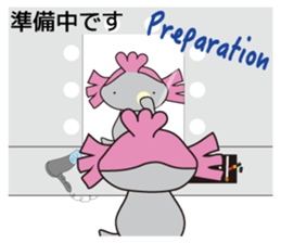 Famous Star Axolotl Paru. sticker #6968852