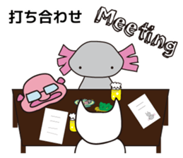 Famous Star Axolotl Paru. sticker #6968856