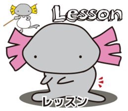 Famous Star Axolotl Paru. sticker #6968864