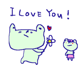 English frog sticker sticker #6969166