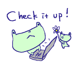 English frog sticker sticker #6969167