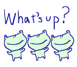 English frog sticker sticker #6969168