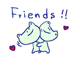 English frog sticker sticker #6969169