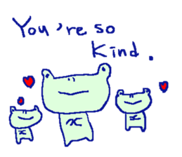 English frog sticker sticker #6969173