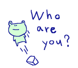 English frog sticker sticker #6969181