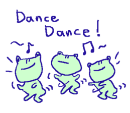 English frog sticker sticker #6969182