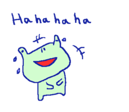 English frog sticker sticker #6969183