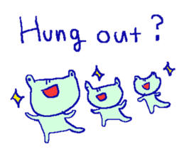 English frog sticker sticker #6969185