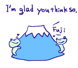 English frog sticker sticker #6969188