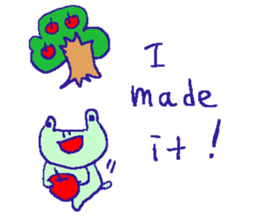 English frog sticker sticker #6969189