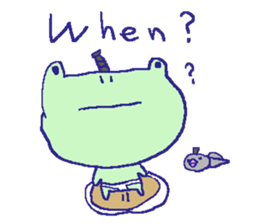 English frog sticker sticker #6969193