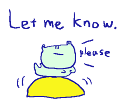 English frog sticker sticker #6969196