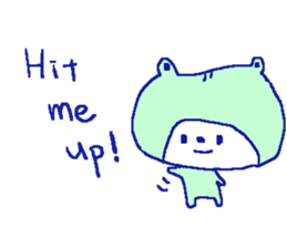 English frog sticker sticker #6969199