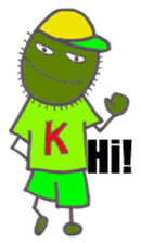 Kiwi boy & Kiwi bird sticker #6969646