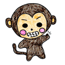 Monkichi Sticker sticker #6969886