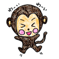 Monkichi Sticker sticker #6969890