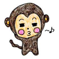 Monkichi Sticker sticker #6969895