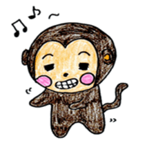 Monkichi Sticker sticker #6969898