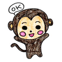 Monkichi Sticker sticker #6969899