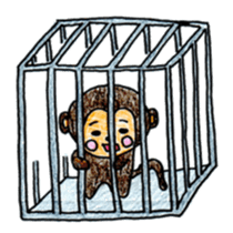 Monkichi Sticker sticker #6969919