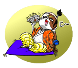 Masamune of cat looking here sticker #6969971