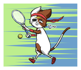 Masamune of cat looking here sticker #6969976