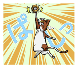 Masamune of cat looking here sticker #6969981