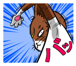 Masamune of cat looking here sticker #6969989