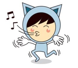 Kitty Girl sticker #6970078