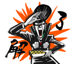 Rockabilly Boy who loves TAKOYAKI sticker #6971172