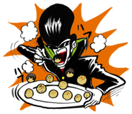 Rockabilly Boy who loves TAKOYAKI sticker #6971198