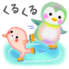 penguin pempem 7 negative sticker #6971450