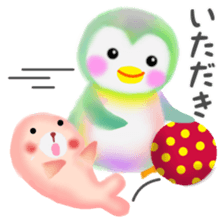 penguin pempem 7 negative sticker #6971454