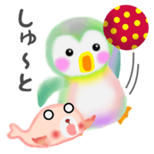 penguin pempem 7 negative sticker #6971455