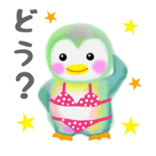 penguin pempem 7 negative sticker #6971458