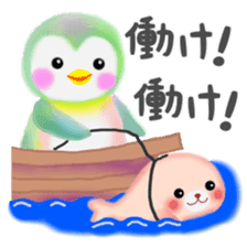 penguin pempem 7 negative sticker #6971461