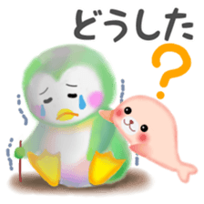 penguin pempem 7 negative sticker #6971469