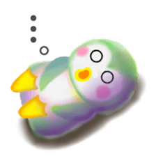 penguin pempem 7 negative sticker #6971471