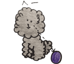 mamesuke hayashi(toy poodle) sticker #6971937