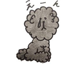 mamesuke hayashi(toy poodle) sticker #6971943
