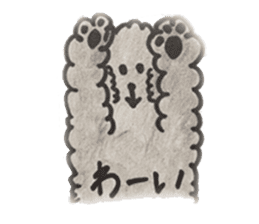 mamesuke hayashi(toy poodle) sticker #6971944