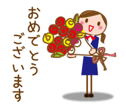 A Working Girl [honorific] sticker #6972608