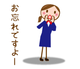 A Working Girl [honorific] sticker #6972626